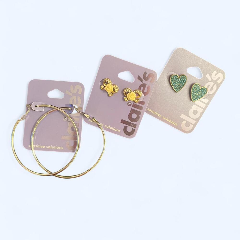 Claire's earring bundle